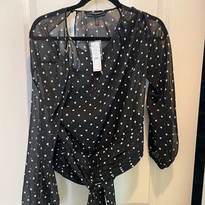 WHBM Silk Blend Blouse - NEW w/ tags